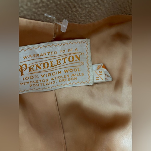 vintage pendleton wool pea coat size Medium - Picture 16 of 16